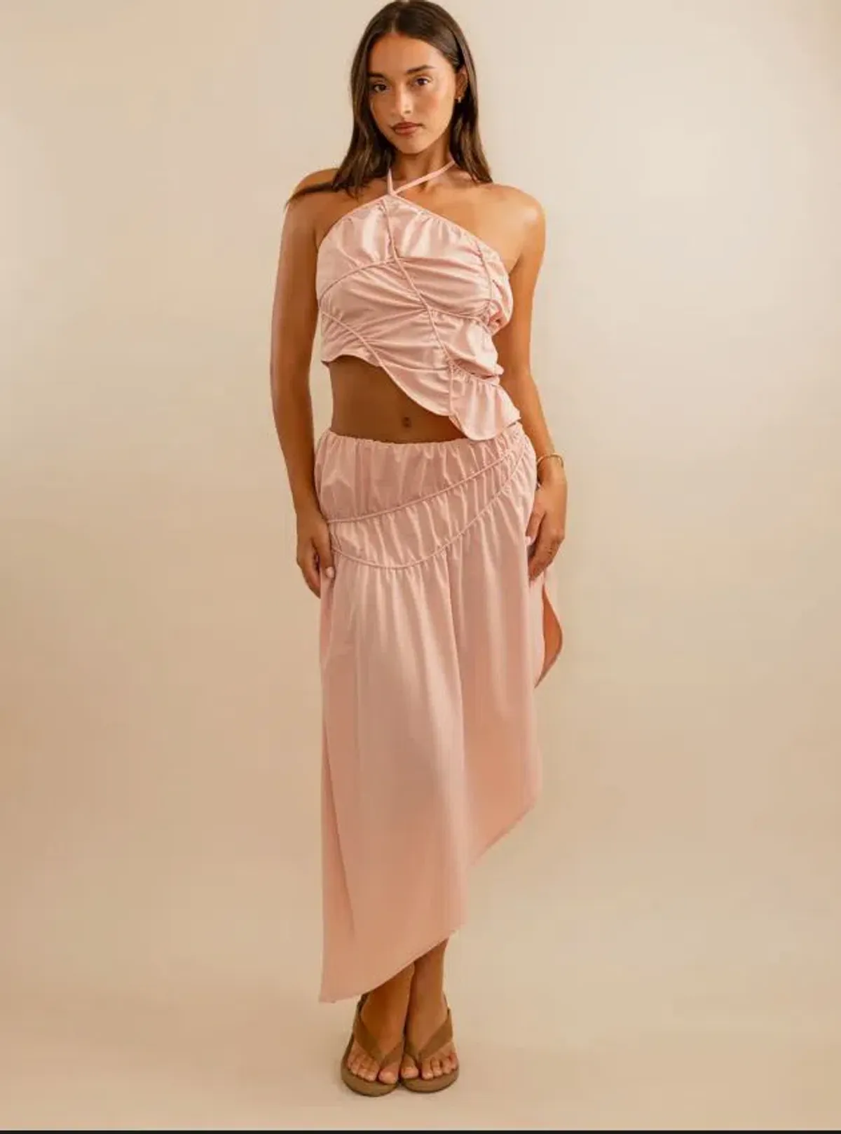 Koster Kulture Fleur Set in Blush Size XS/6 for rent on The Volte - main image
