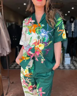 ALEMAIS AGGIE SHIRT AND PANT SET SIZE 10 for rent on The Volte - image 4