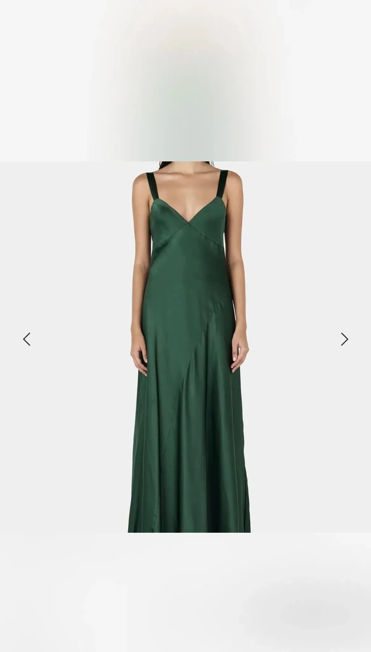 Hansen and Gretel Sadie dress pine green size small for rent on The Volte - main image