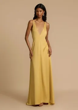 ARCINA ORI SOLEIL DRESS YELLOW SIZE 10 (M) for rent on The Volte - image 1