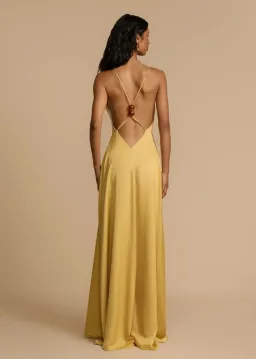 ARCINA ORI SOLEIL DRESS YELLOW SIZE 10 (M) for rent on The Volte - image 4