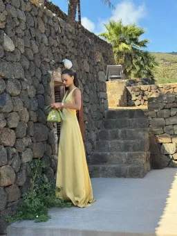 ARCINA ORI SOLEIL DRESS YELLOW SIZE 10 (M) for rent on The Volte - image 6