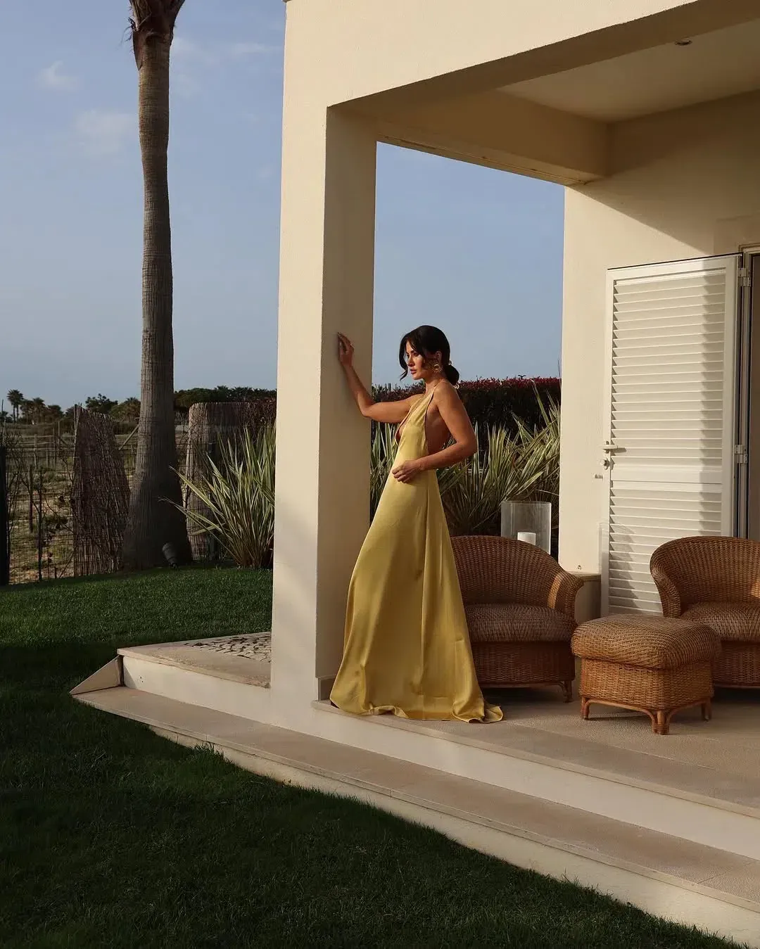 ARCINA ORI SOLEIL DRESS YELLOW SIZE 10 (M) for rent on The Volte - main image
