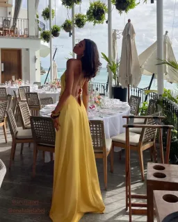 ARCINA ORI SOLEIL DRESS YELLOW SIZE 10 (M) for rent on The Volte - image 5