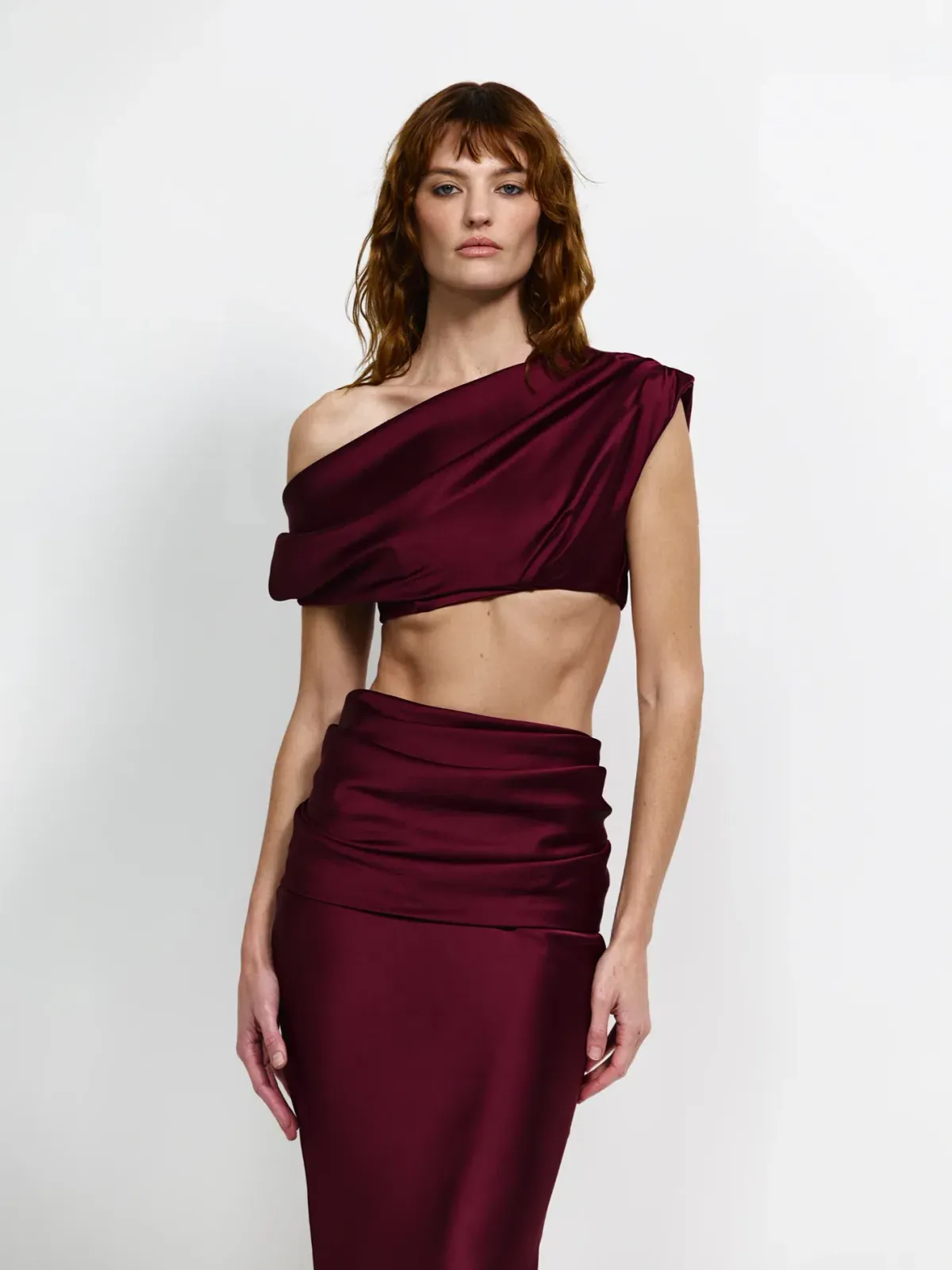 Effie Kats Perez Set Burgundy for rent on The Volte - main image