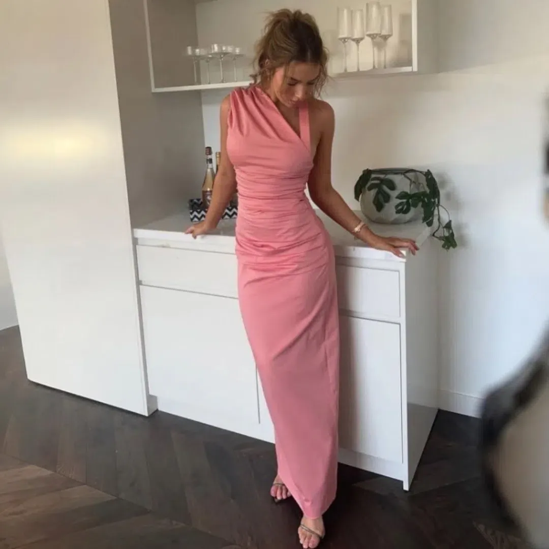 SIR The Label Giacomo Gathered Gown Size 1 / 8 AU for rent on The Volte - main image