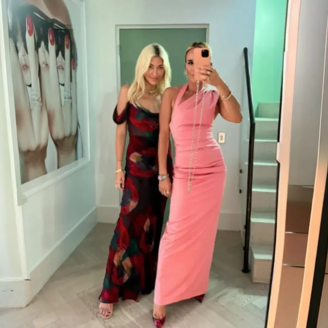 SIR The Label Giacomo Gathered Gown Size 1 / 8 AU for rent on The Volte - main image