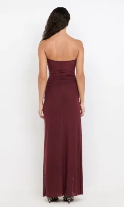 IDA STRAPLESS DRESS | BLACKBERRY - SIZE 6 for rent on The Volte - image 3