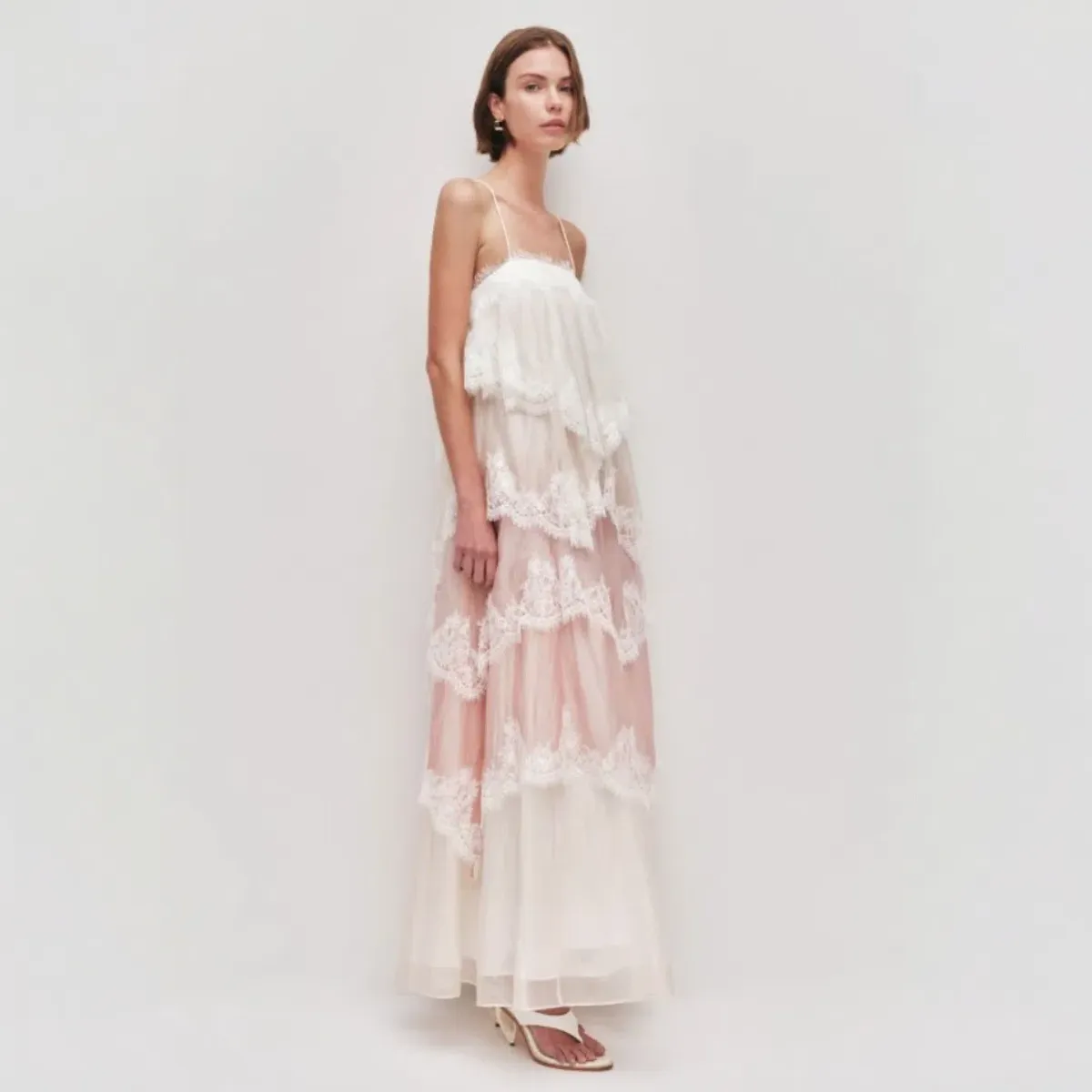 Aje Ophelia Lace Gown in Multi Size AU 10 - Image 3