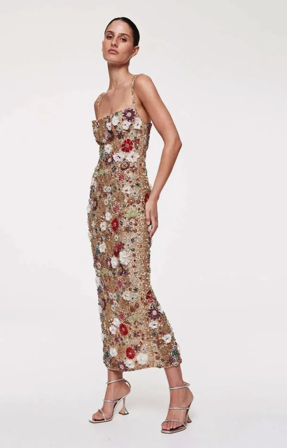 RACHEL GILBERT FRANCESCA GOWN DRESS GOLD SIZE 2 AU 10 - Image 5