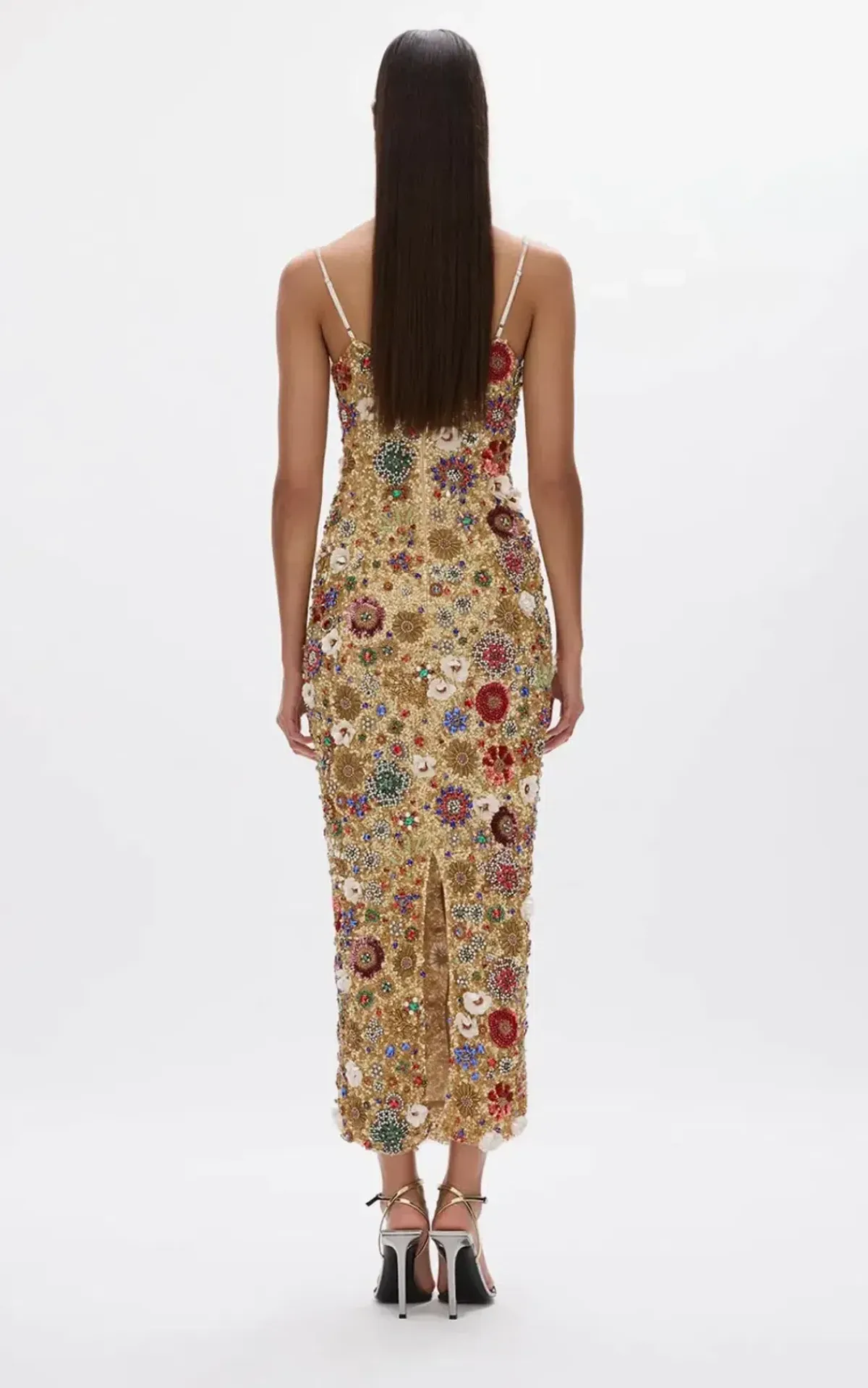 RACHEL GILBERT FRANCESCA GOWN DRESS GOLD SIZE 2 AU 10 - Image 4