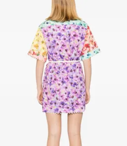 Zimmermann Lightburst Mini Shirt Dress Size 3 AU 14 for rent on The Volte - image 2