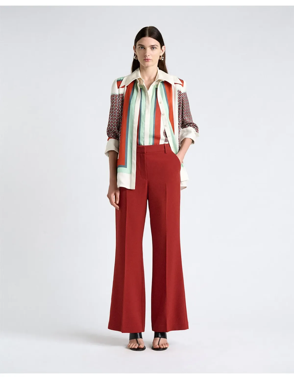 Cue Geo Tile Sleeveless Top Multi Size 8 - Image 4