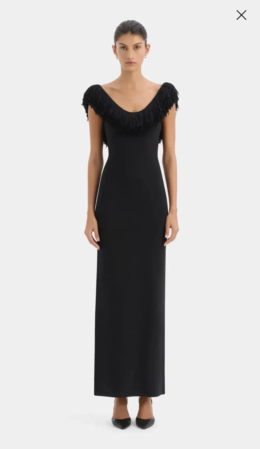 SIR MARCELLINE FRINGE GOWN for rent on The Volte - main image