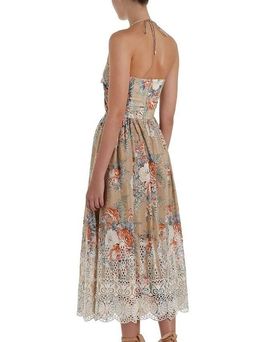 Zimmermann Anais Antique Tie Dress Nude Floral Size 8 for rent on The Volte - image 3
