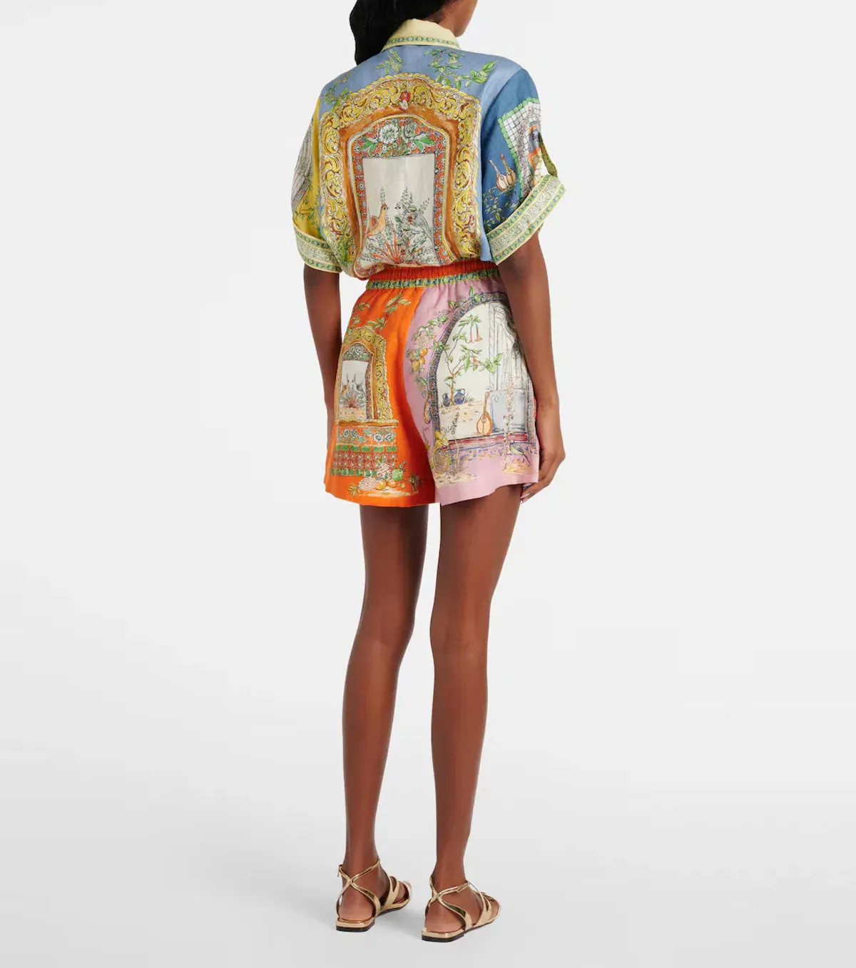 ALEMAIS Monte Shirt and Shorts Set Size 8 & 10 AU - Image 3