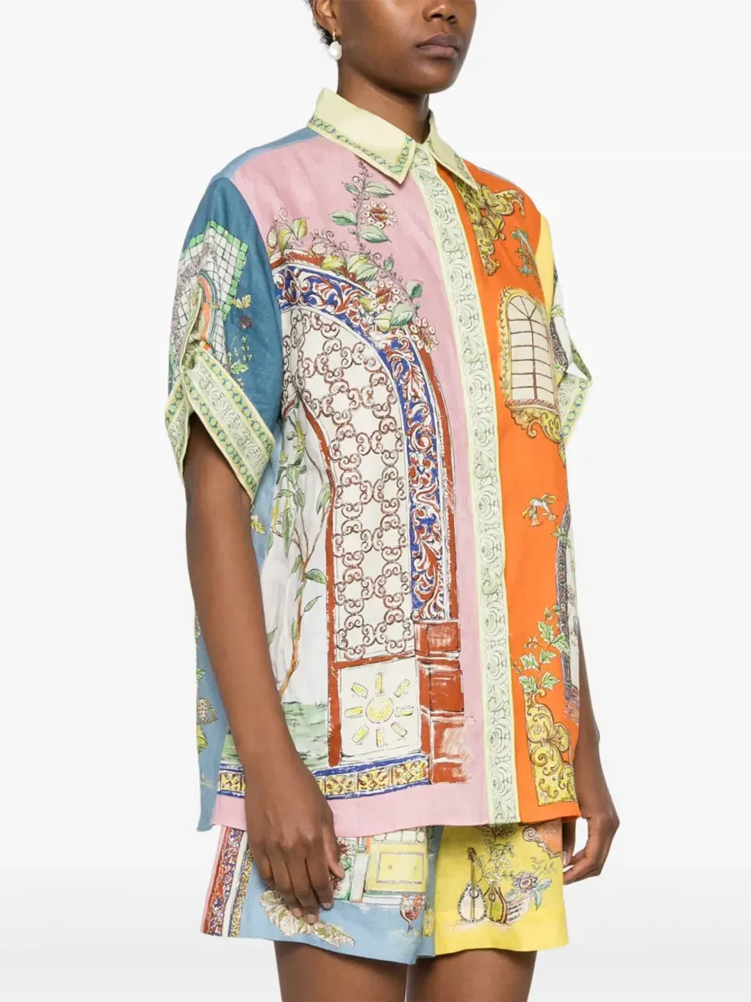 ALEMAIS Monte Shirt and Shorts Set Size 8 & 10 AU for rent on The Volte - main image