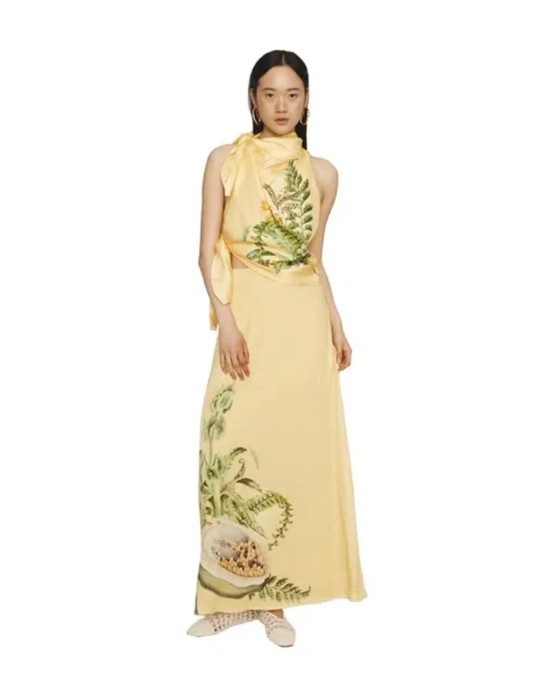 ALEMAIS Sol Silk Top and Skirt Set Size 8 & 10 AU for rent on The Volte - main image