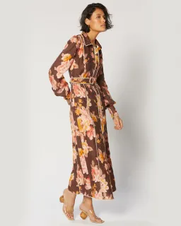 Winona Dahlia Button Maxi Dress for rent on The Volte - image 2