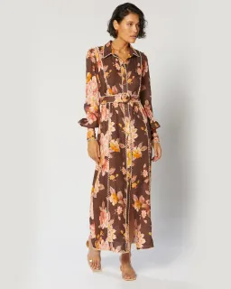Winona Dahlia Button Maxi Dress for rent on The Volte - image 1