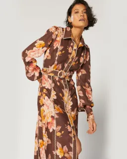 Winona Dahlia Button Maxi Dress for rent on The Volte - image 4