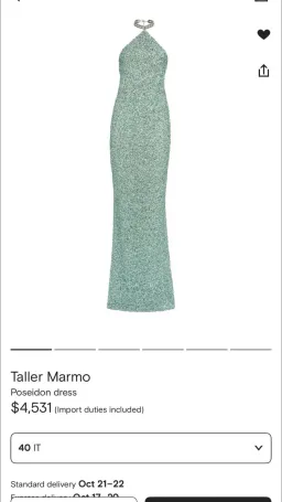 Poseidon dress for rent on The Volte - image 3