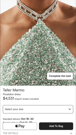 Poseidon dress for rent on The Volte - image 2