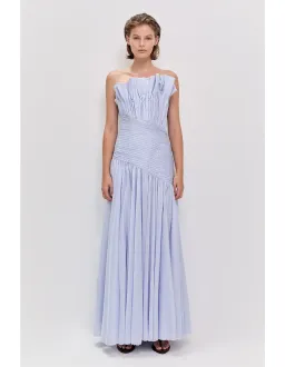 Aje Aquiline Gown Blue Size 10 for rent on The Volte - image 1
