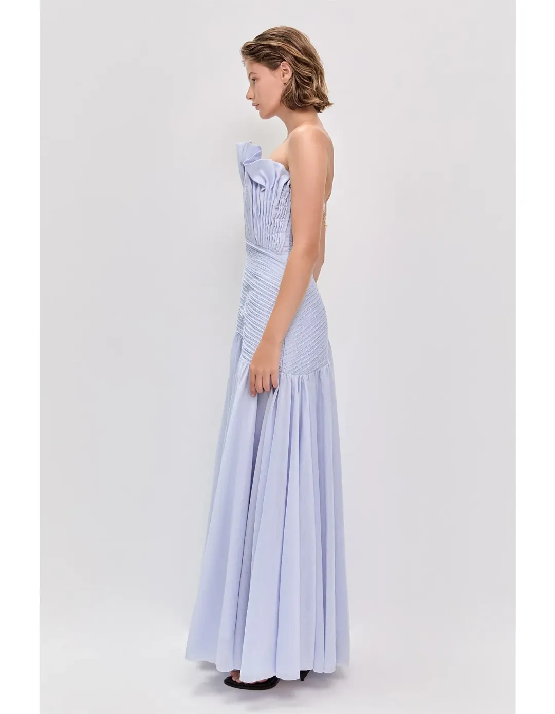 Aje Aquiline Gown Blue Size 10 for rent on The Volte - main image