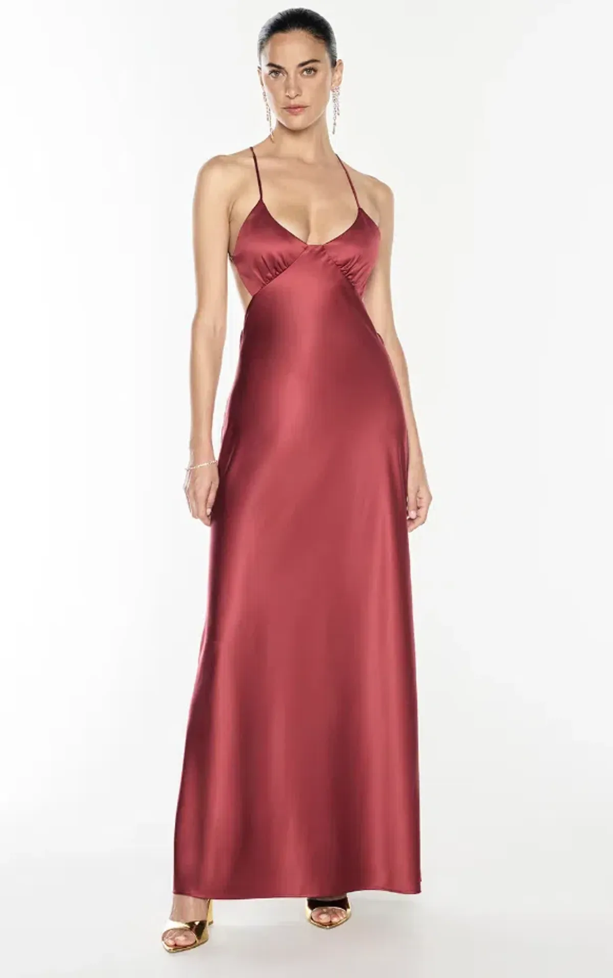 Manning Cartell Saturation Point Slip Dress Rouge Size 8 for rent on The Volte - main image