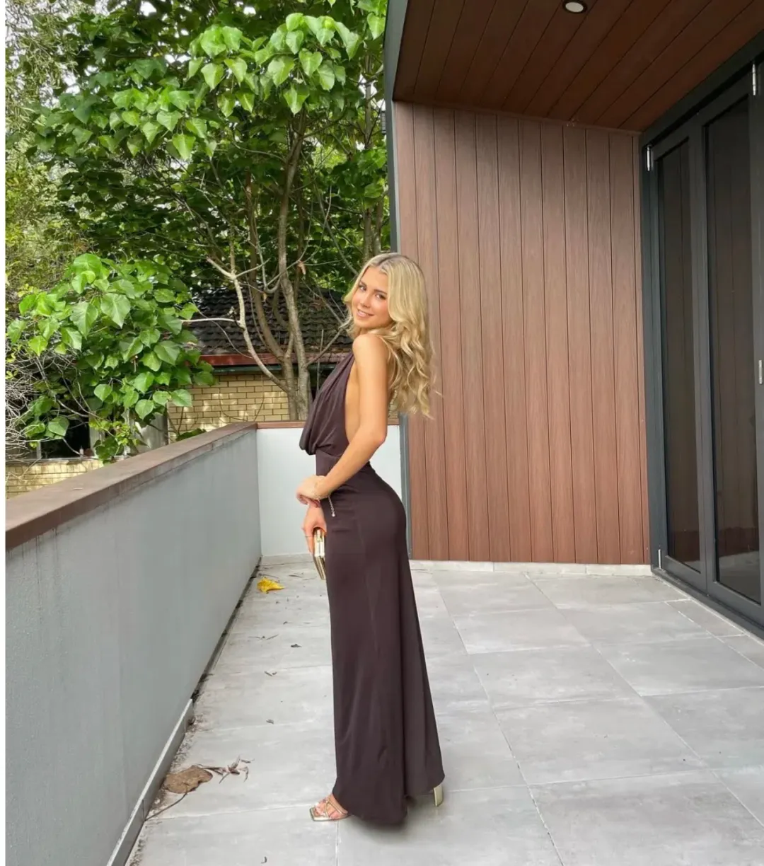 Because and bridge Nessie Dress size 6 for rent on The Volte - main image