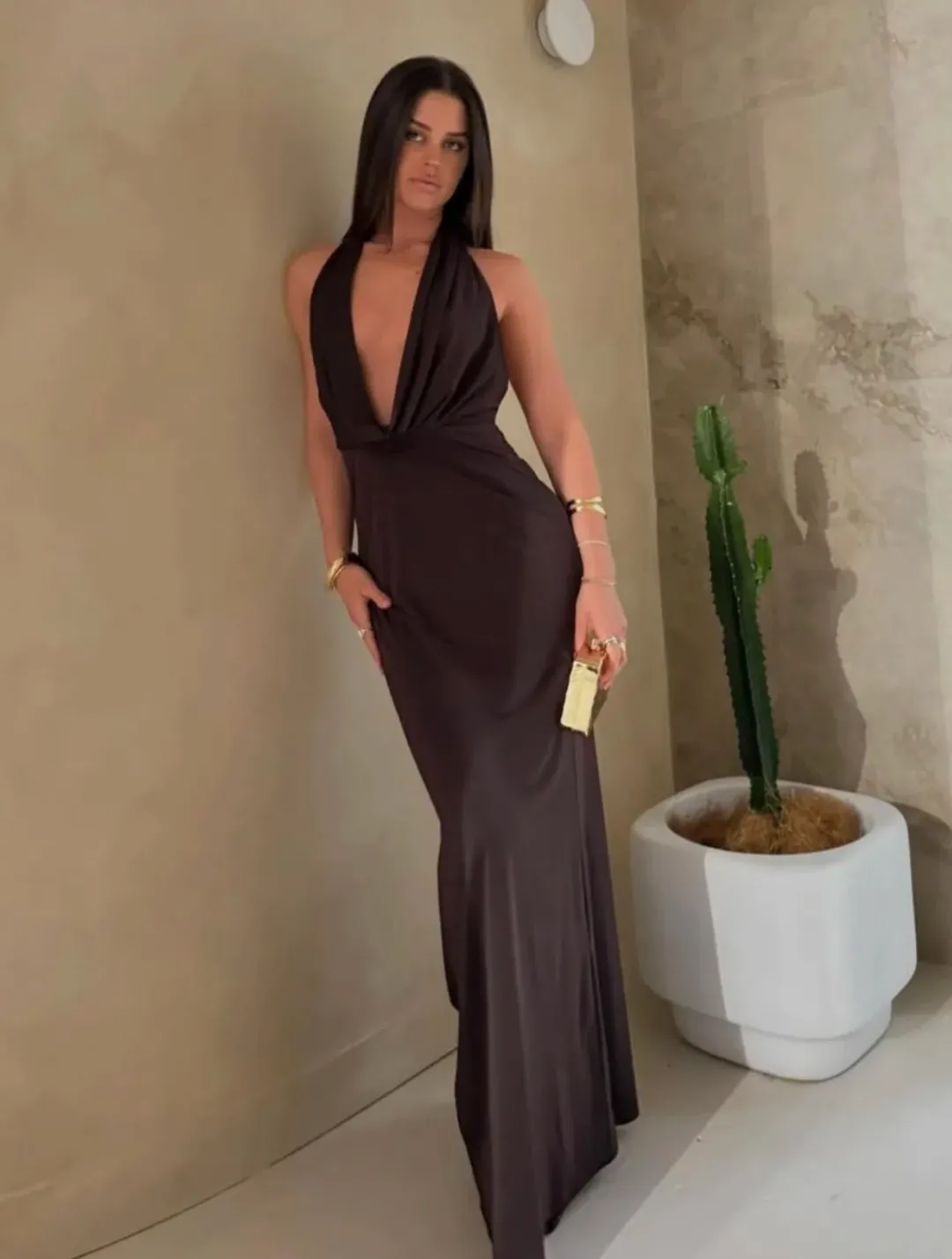 Because and bridge Nessie Dress size 6 for rent on The Volte - main image