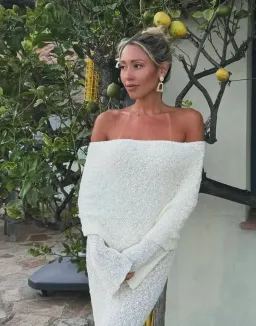 Meshki Marisol Maxi Dress White Size M for rent on The Volte - image 2