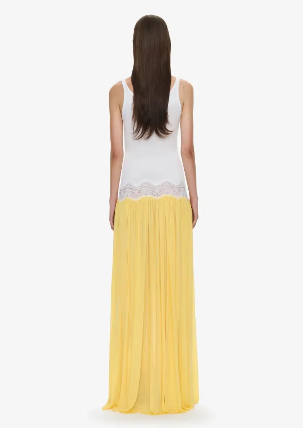 Christopher Esber Open Twist Verner Lace Tank Dress White Soleil Size 10 - Image 2