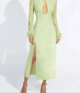Alice McCall Vivienne Midi Dress Green Size 6 for rent on The Volte - image 4