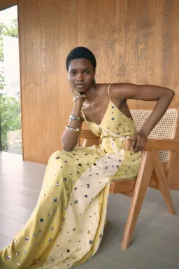 NAKD sequin dress yellow size S for rent on The Volte - image 4