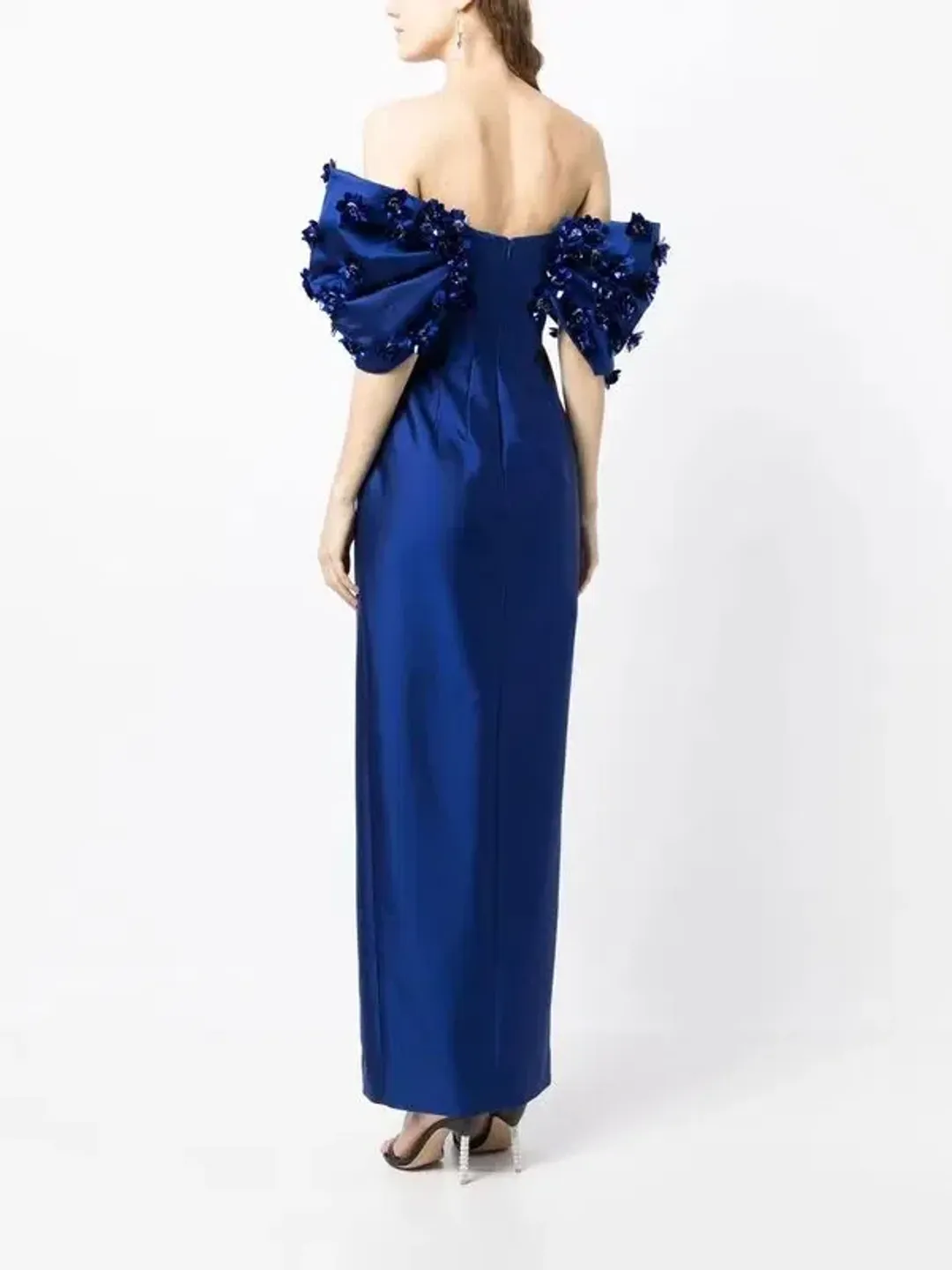 Rachel Gilbert Vito Maxi Gown Blue Size 5 / AU16 for rent on The Volte - main image