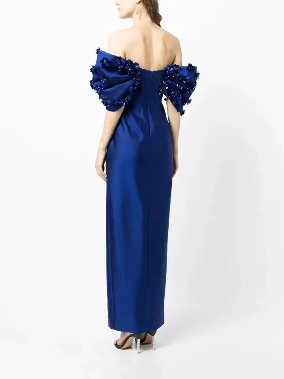 Rachel Gilbert Vito Maxi Gown Blue Size 5 / AU16 - Image 2