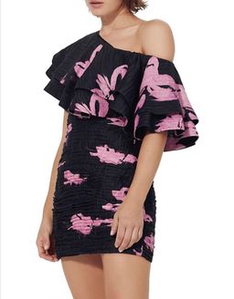 Aje Waves Mini Dress Print Size 8 for rent on The Volte - image 3