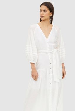 Manning Cartel Balloon Art Maxi Dress White Size 14 for rent on The Volte - image 3