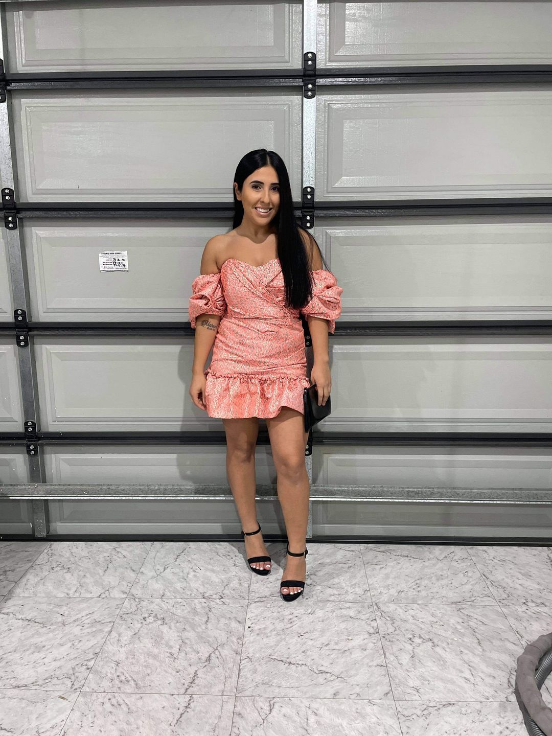 Eliya The Label Charlotte Mini Dress Pink Size 10 for rent on The Volte - main image