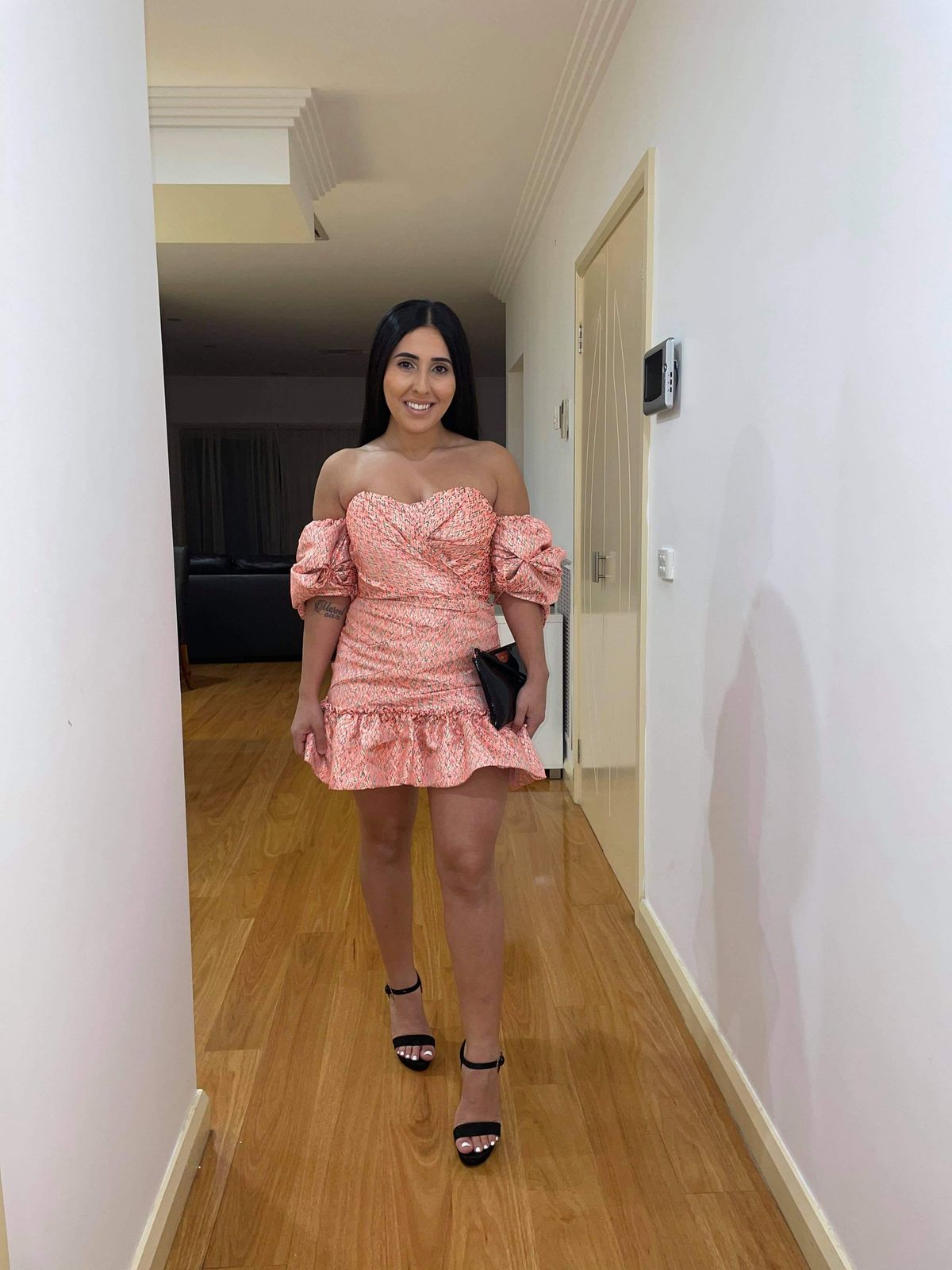 Eliya The Label Charlotte Mini Dress Pink Size 10 - Image 5