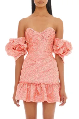 Eliya The Label Charlotte Mini Dress Pink Size 10 for rent on The Volte - image 2