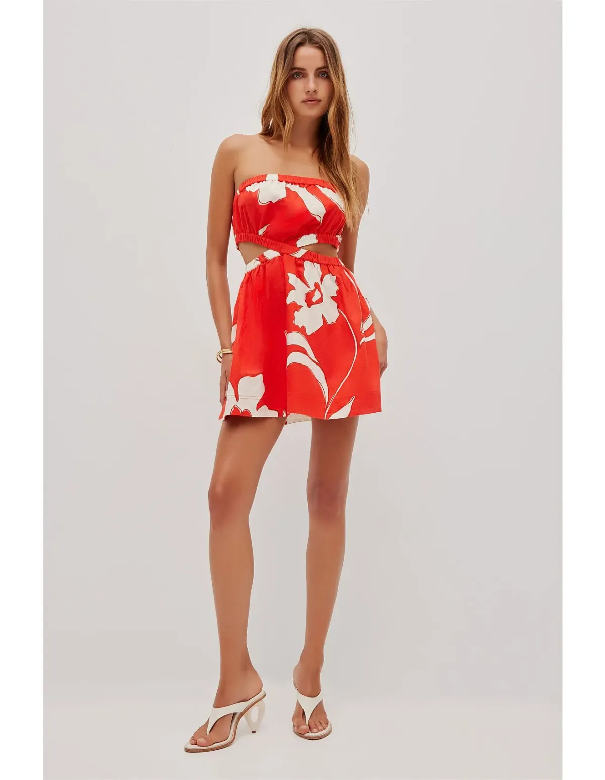 Aje Studio Mireya Strapless Mini Dress Pink Size 10 - Image 2