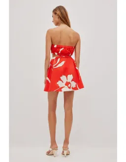 Aje Studio Mireya Strapless Mini Dress Pink Size 10 for rent on The Volte - image 5