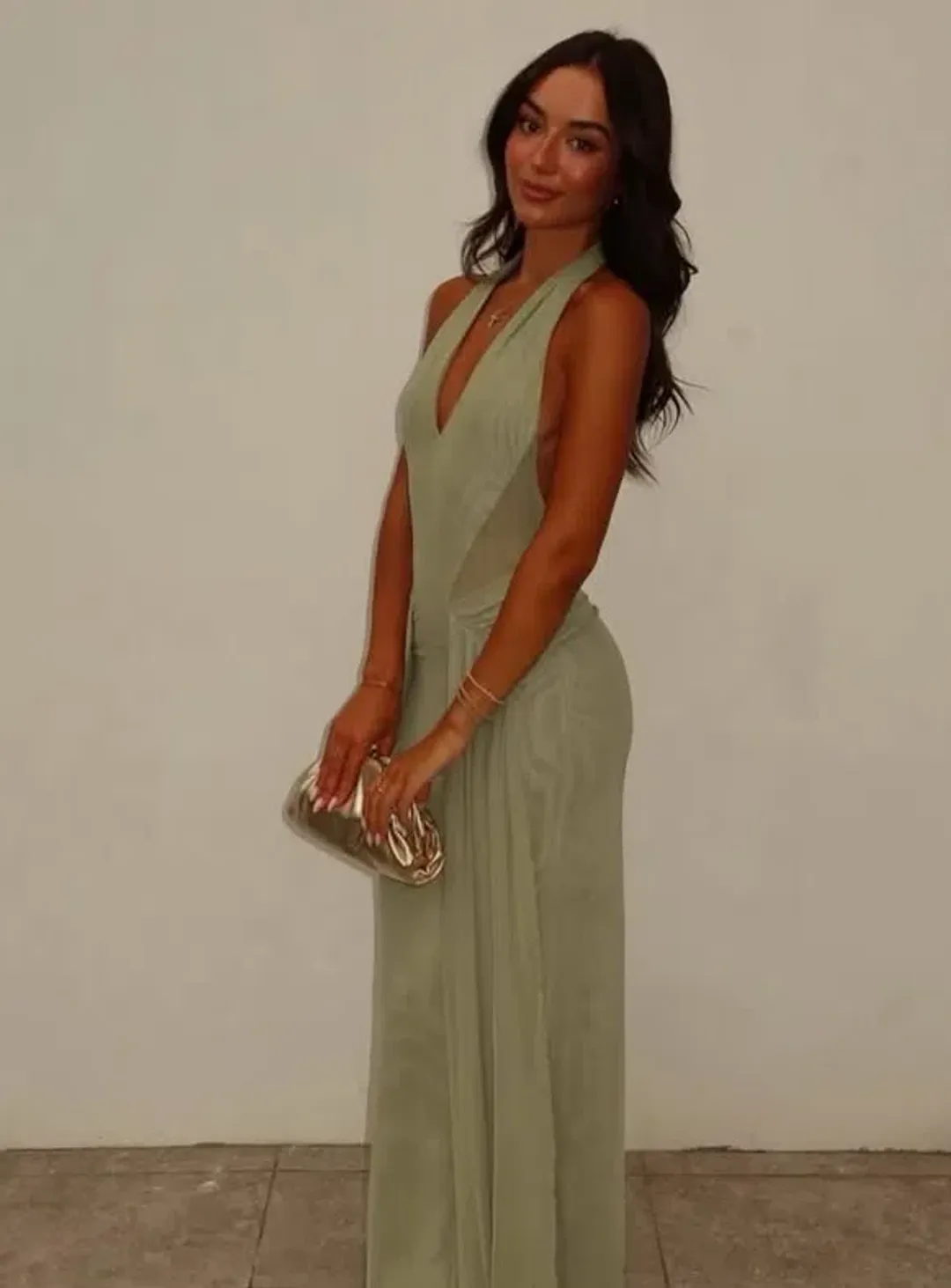 BEC & BRIDGE JUNIPER HALTER MAXI DRESS 8 for rent on The Volte - main image