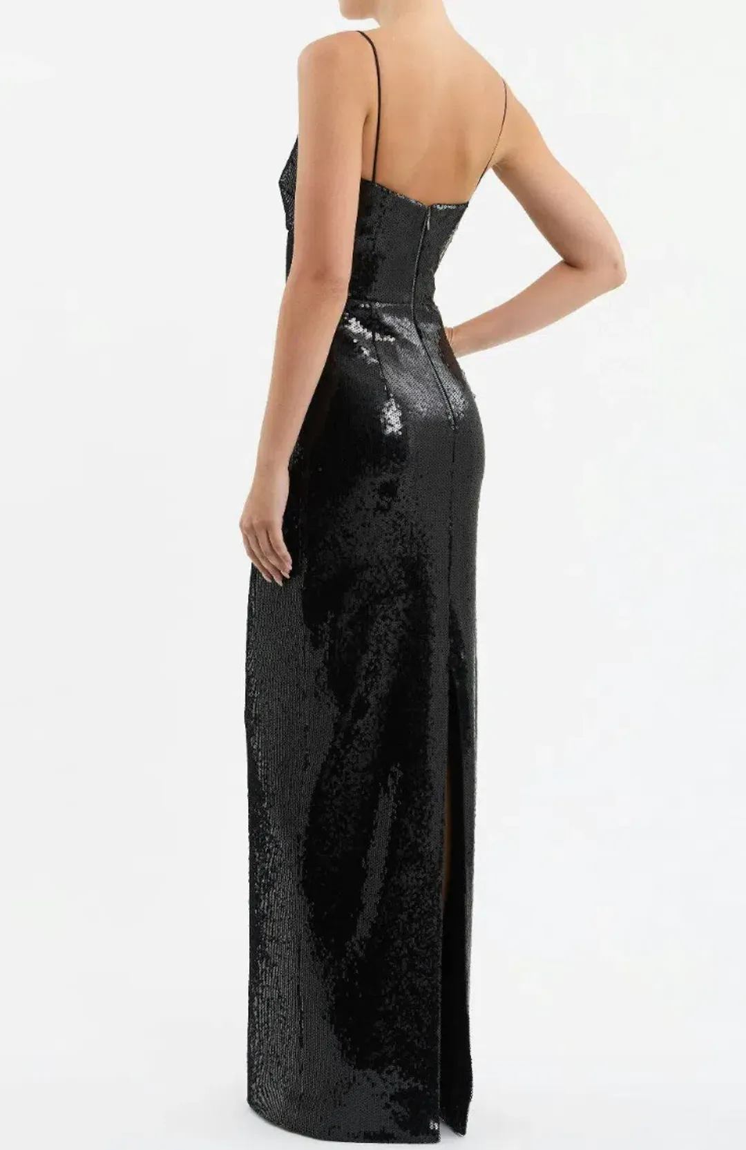 REBECCA VALLANCE DENISE GOWN BLACK SIZE 6 for rent on The Volte - main image