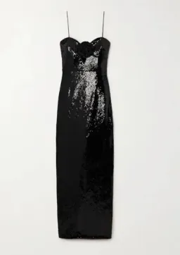 REBECCA VALLANCE DENISE GOWN BLACK SIZE 6 for rent on The Volte - image 3