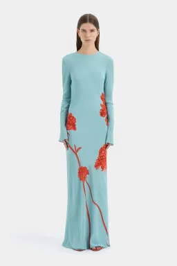 Sir Amelie Long Sleeve Maxi Dress 8 for rent on The Volte - image 1