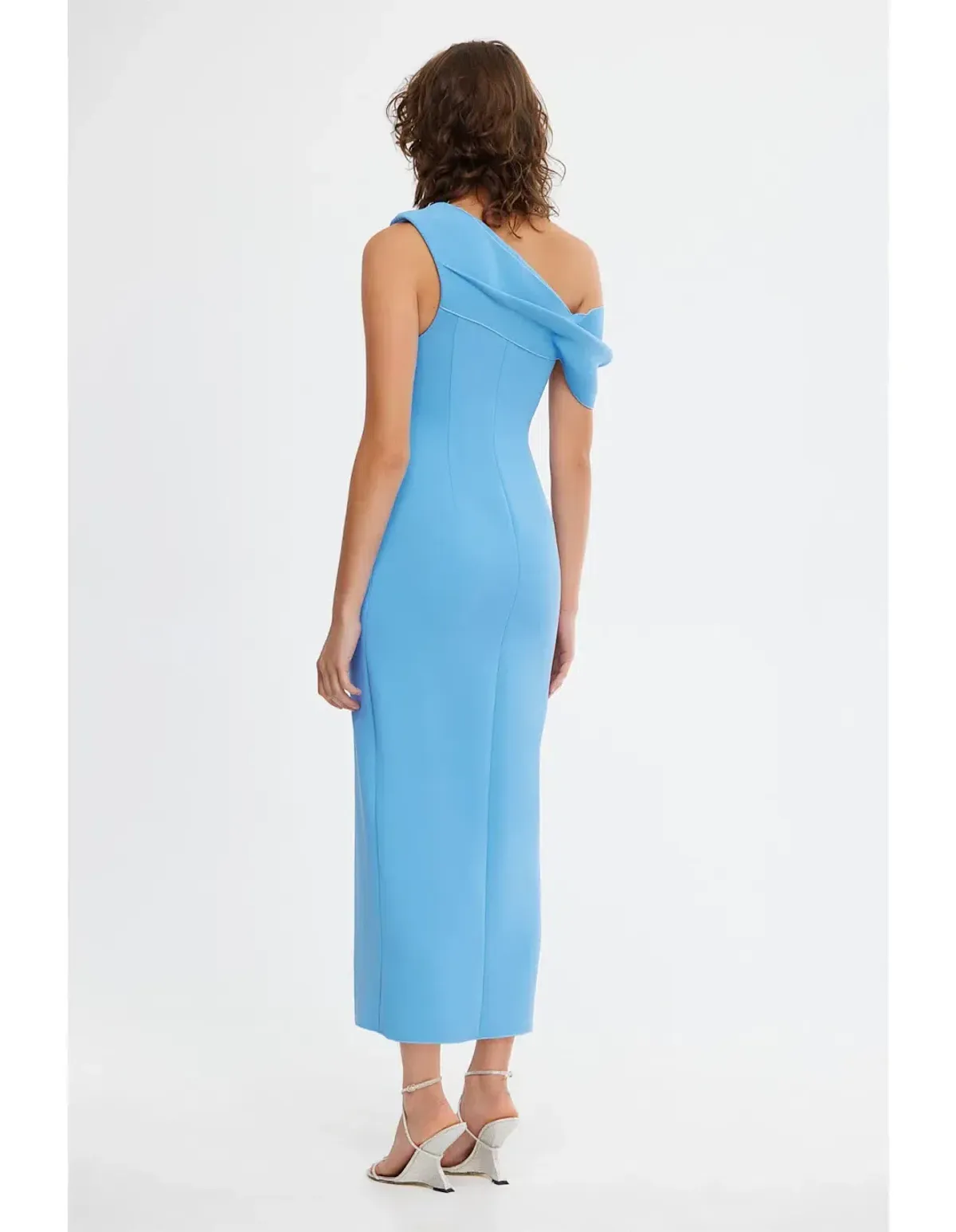 ACLER Ashford Maxi Dress in Capri Blue Size 10 - Image 3